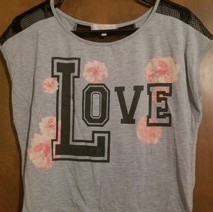 love shirt size M